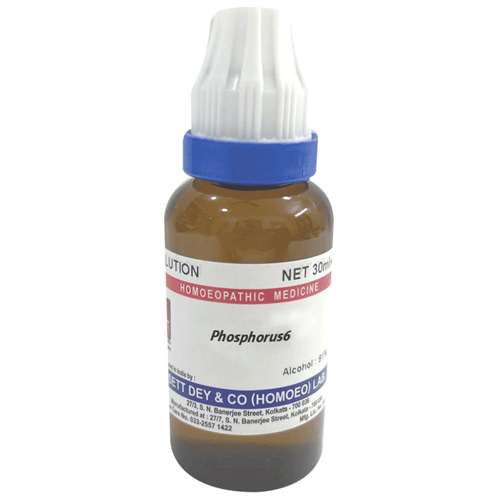 Sett Dey Phosphorus Dilution 6 Sett Dey Phosphorus Dilution 6