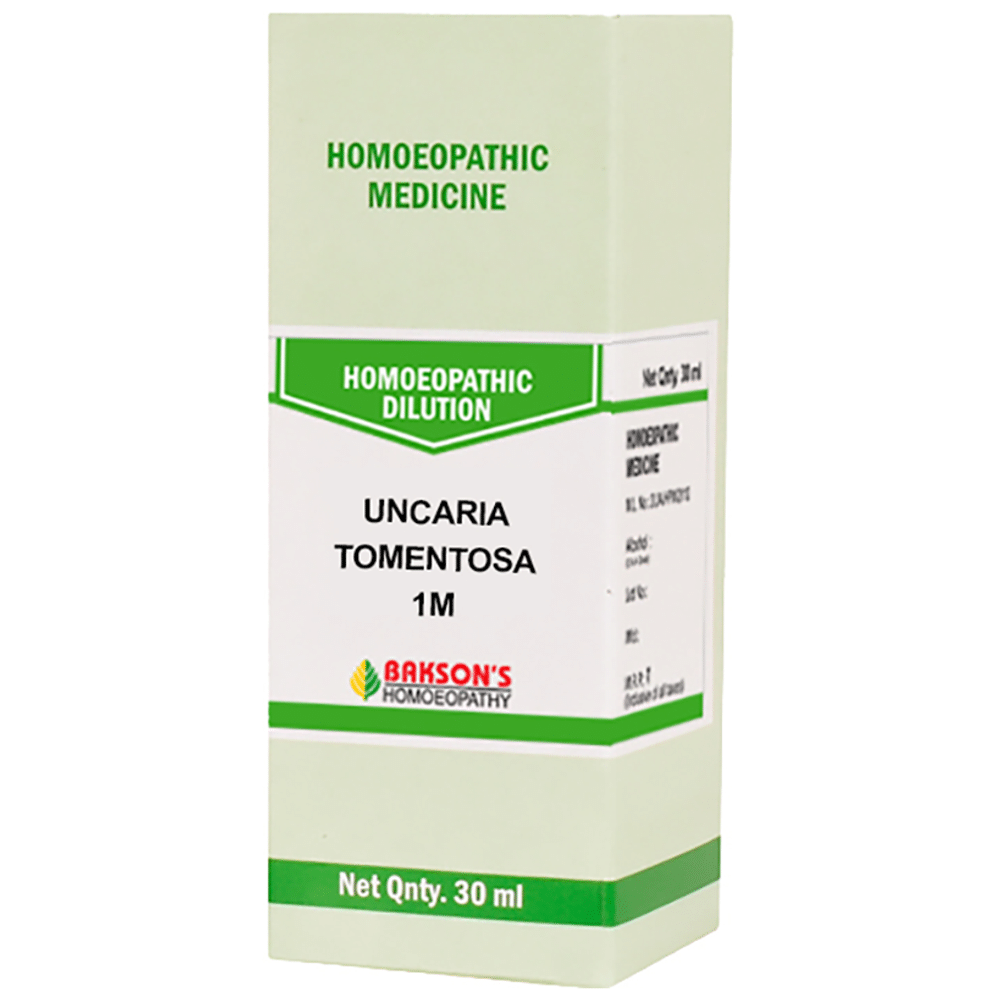 Bakson's Homeopathy Uncaria Tomentosa Dilution 1M Bakson's Homeopathy Uncaria Tomentosa Dilution 1M