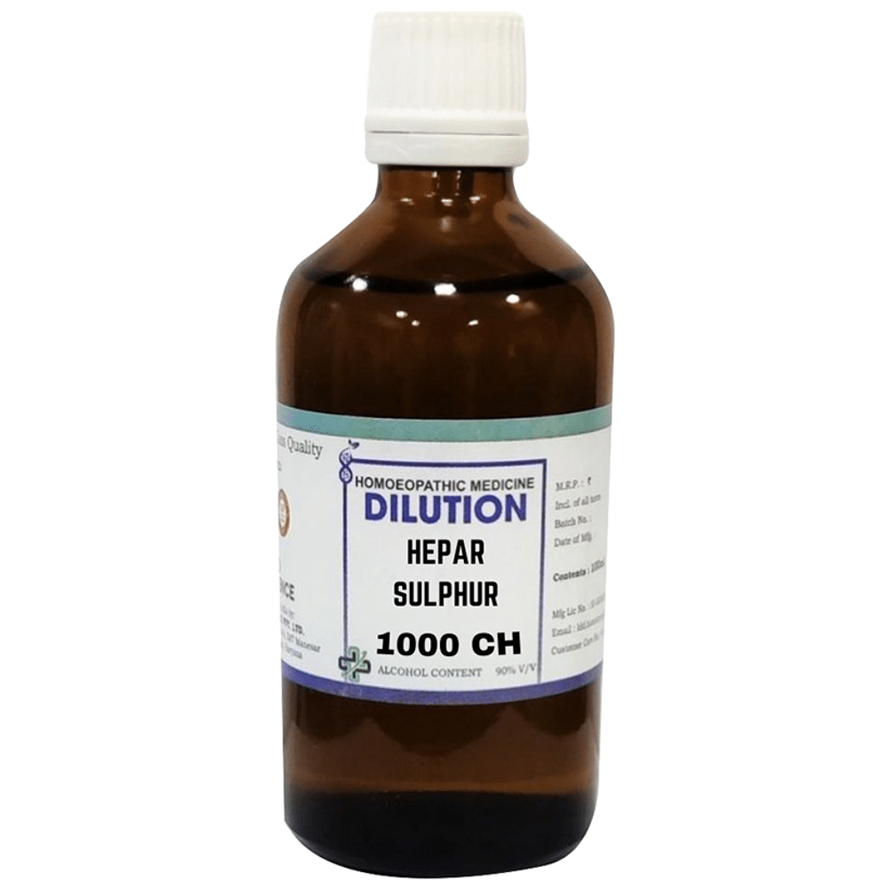 LDD Bioscience Hepar Sulph Dilution 1000 CH LDD Bioscience Hepar Sulph Dilution 1000 CH