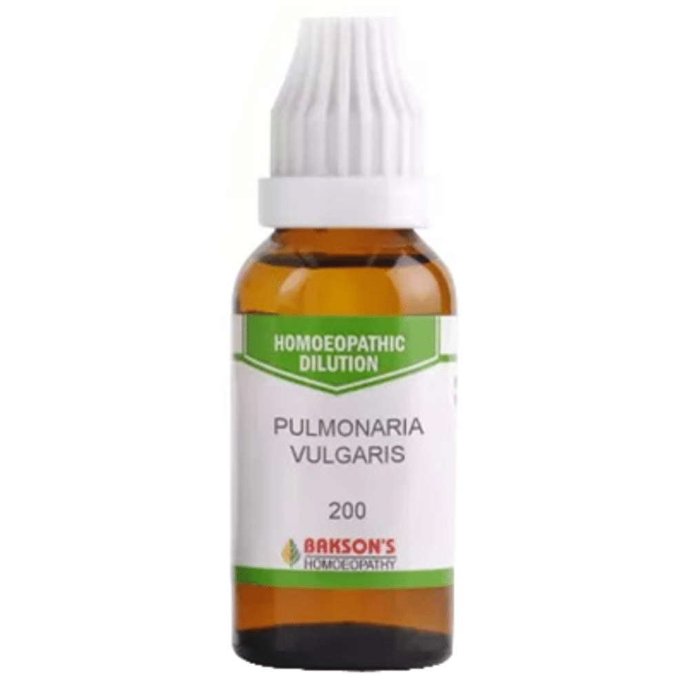 Bakson's Homeopathy Pulmonaria Vulgaris Dilution 200 Bakson's Homeopathy Pulmonaria Vulgaris Dilution 200