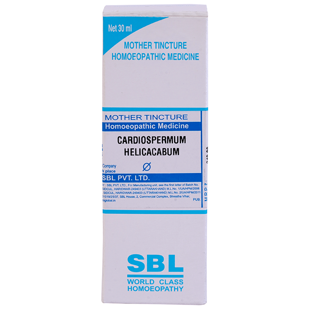 SBL Cardiospermum Helicacabum Mother Tincture Q SBL Cardiospermum Helicacabum Mother Tincture Q