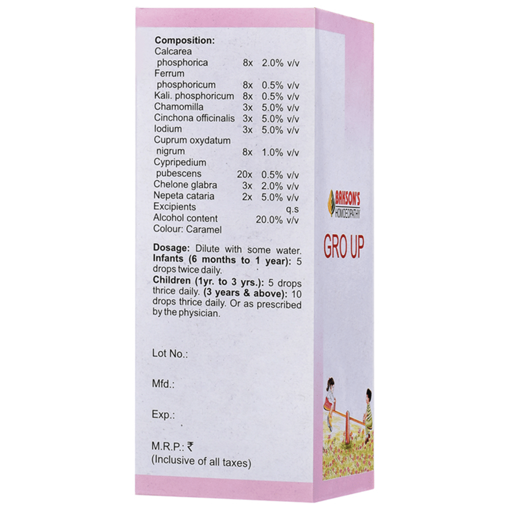 Bakson's Homeopathy Gro Up Drop