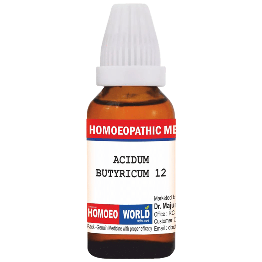 Dr. Majumder Homeo World Acidum Butyricum Dilution(30ml Each) 30 Dr. Majumder Homeo World Acidum Butyricum Dilution(30ml Each) 30