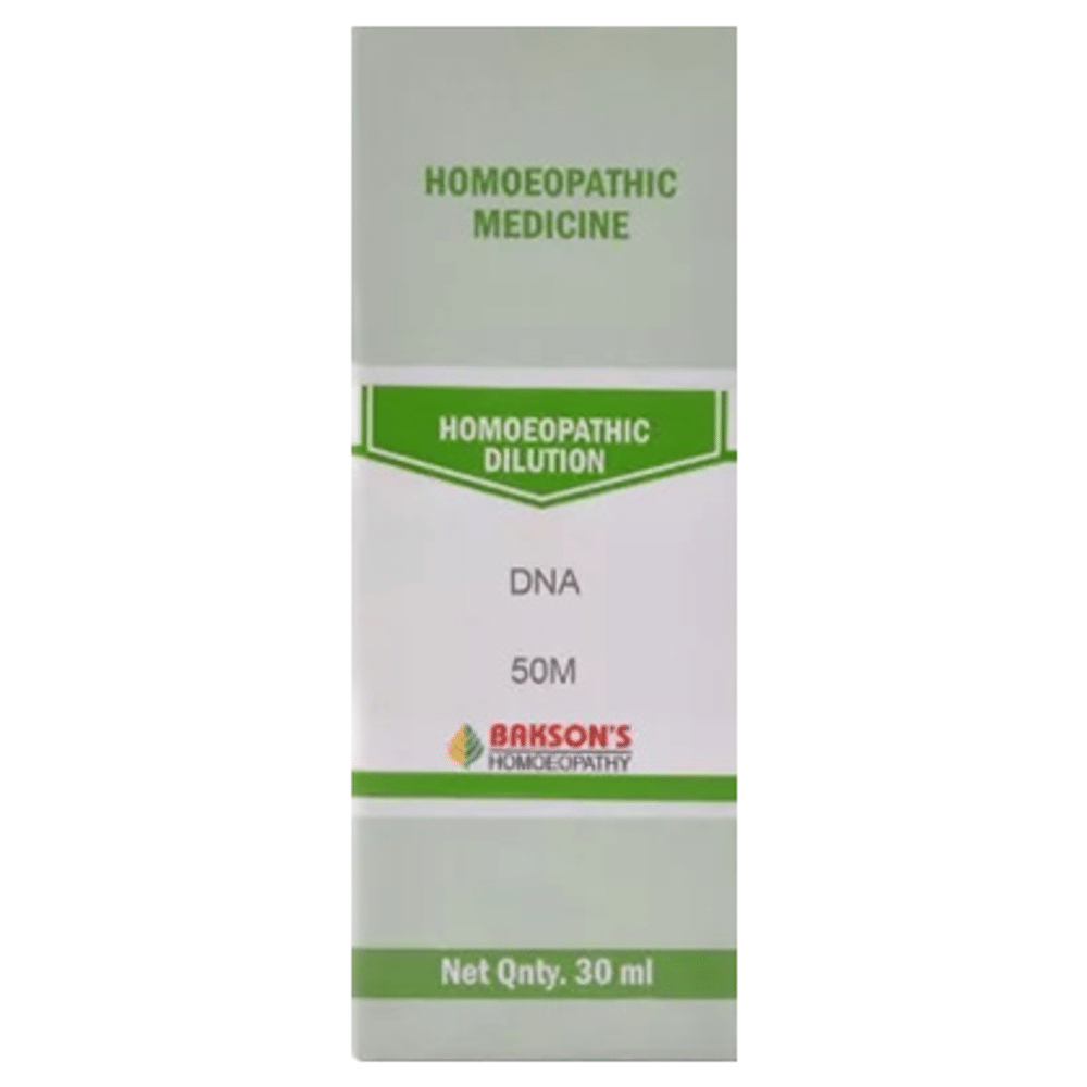 Bakson's Homeopathy DNA Dilution 50M Bakson's Homeopathy DNA Dilution 50M