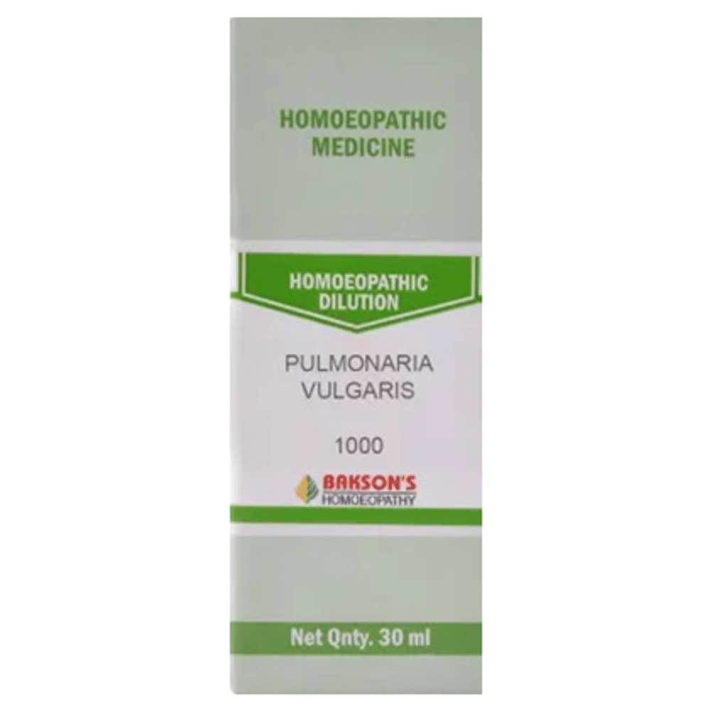 Bakson's Homeopathy Pulmonaria Vulgaris Dilution 1000 CH Bakson's Homeopathy Pulmonaria Vulgaris Dilution 1000 CH