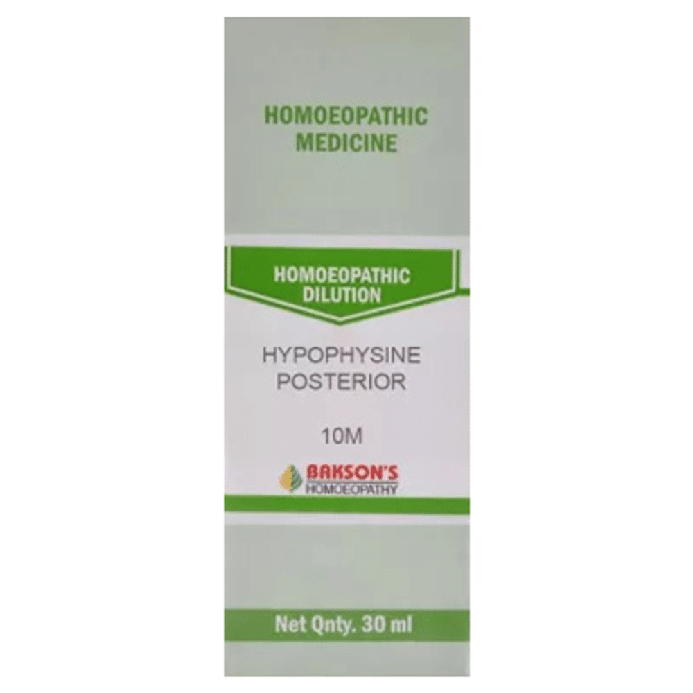 Bakson's Homeopathy Hypophysine Posterior Dilution 10M Bakson's Homeopathy Hypophysine Posterior Dilution 10M