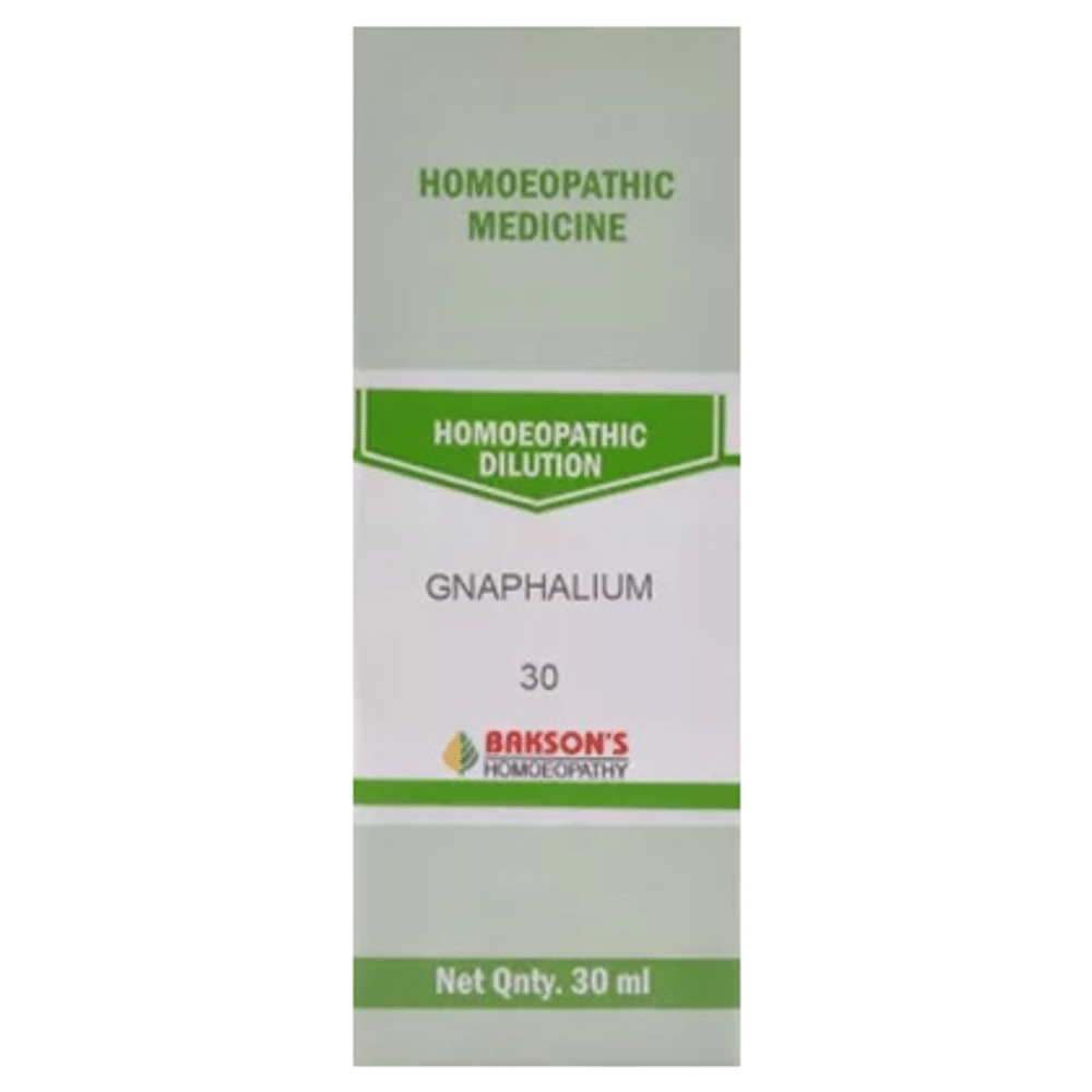 Bakson's Homeopathy Gnaphalium Dilution 30