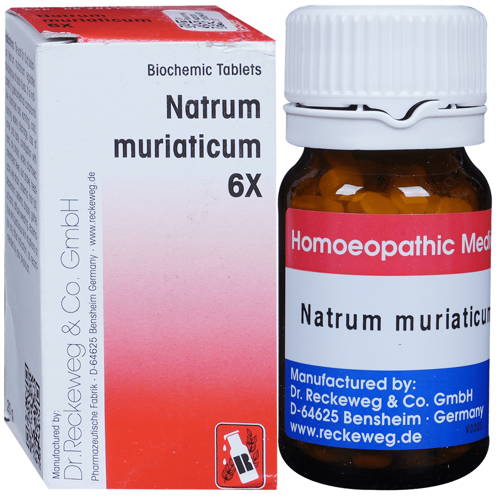 Dr. Reckeweg Natrum Muriaticum Biochemic Tablet 6X Dr. Reckeweg Natrum Muriaticum Biochemic Tablet 6X