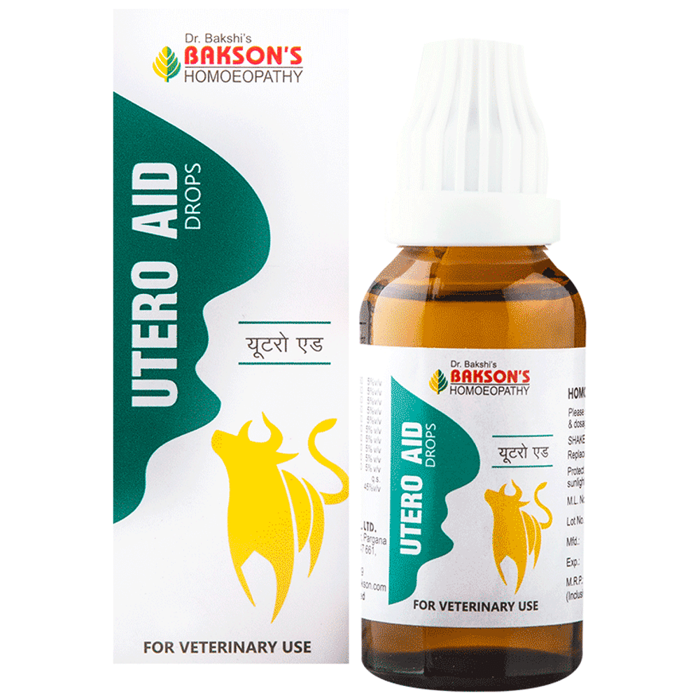 Bakson's Homeopathy Utero Aid Drop Bakson's Homeopathy Utero Aid Drop