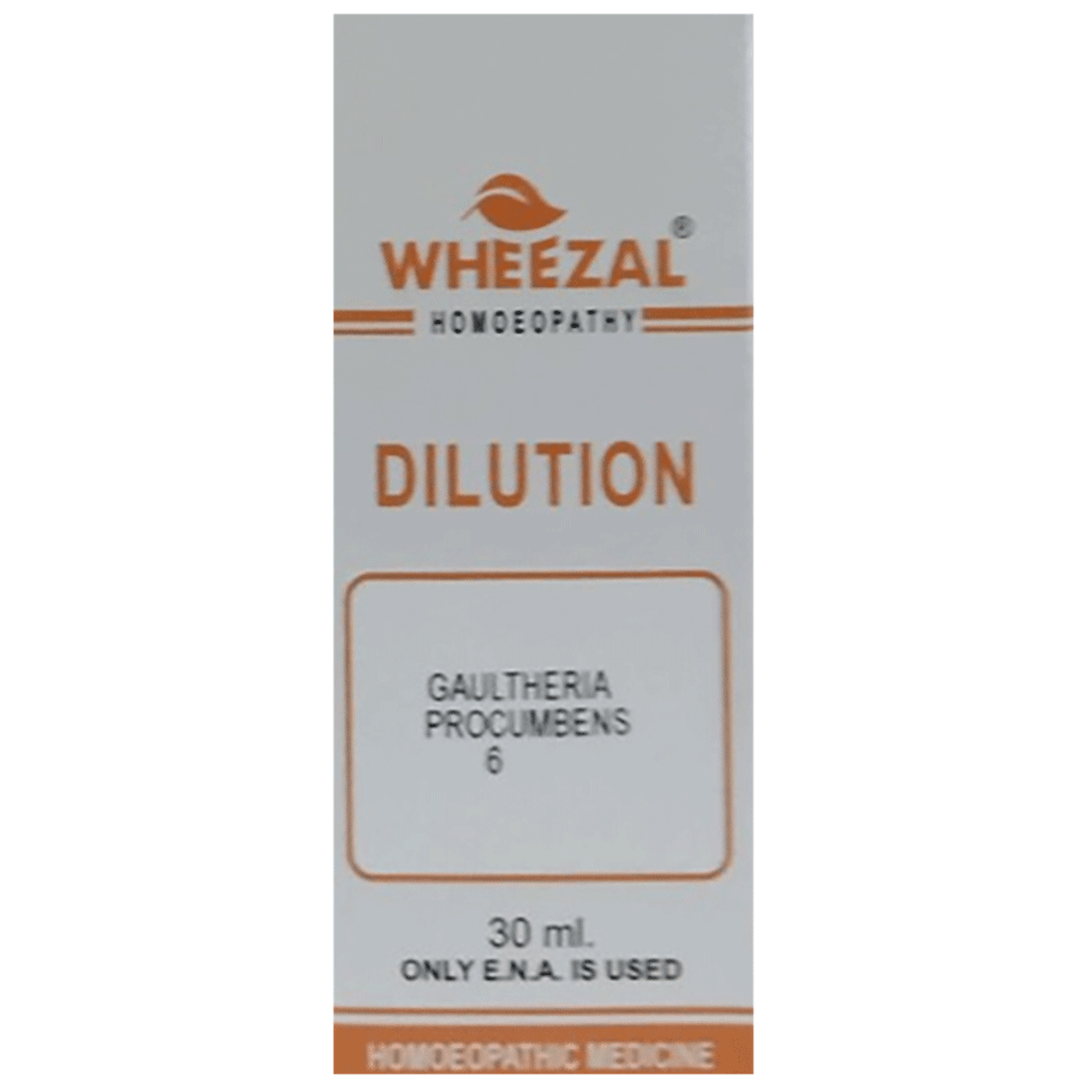 Wheezal Gaultheria Procumbens Dilution 6 Wheezal Gaultheria Procumbens Dilution 6