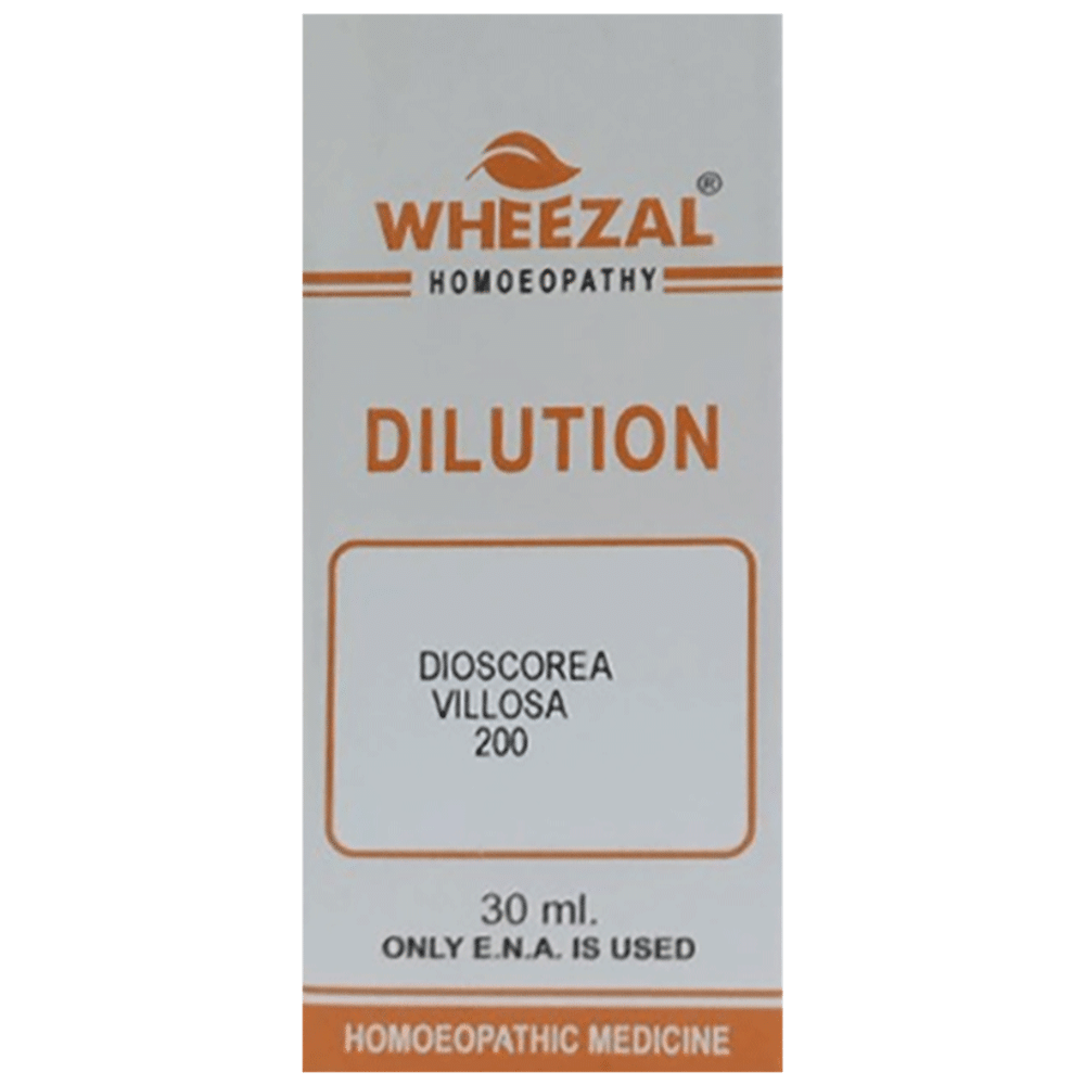 Wheezal Discorea Villosa Dilution 200 Wheezal Discorea Villosa Dilution 200