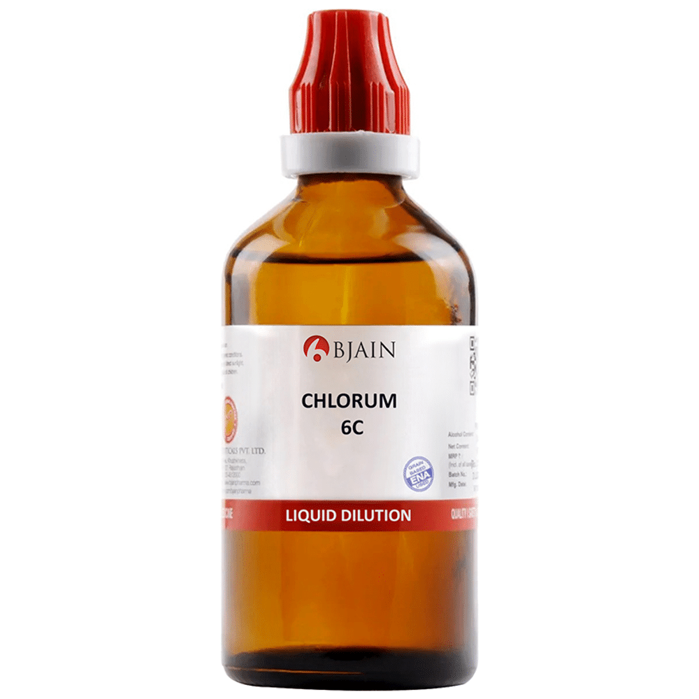 Bjain Chlorum Dilution 6 CH Bjain Chlorum Dilution 6 CH