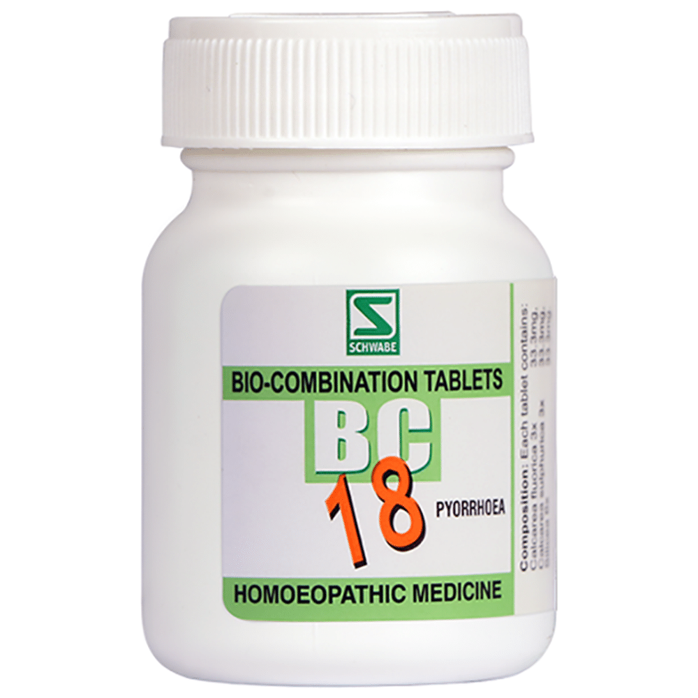 Dr Willmar Schwabe India Bio-Combination 18 (BC 18) Tablet Dr Willmar Schwabe India Bio-Combination 18 (BC 18) Tablet