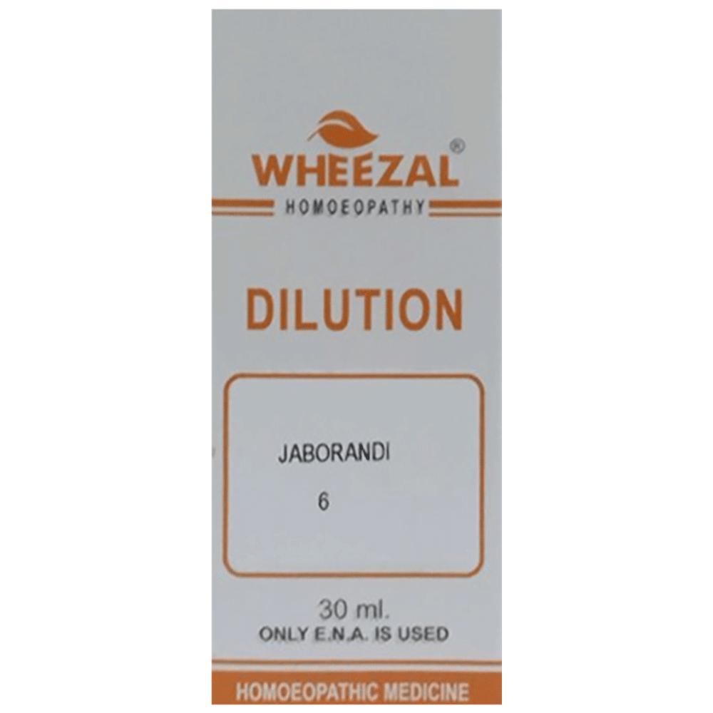 Wheezal Jaborandi Dilution 6 Wheezal Jaborandi Dilution 6