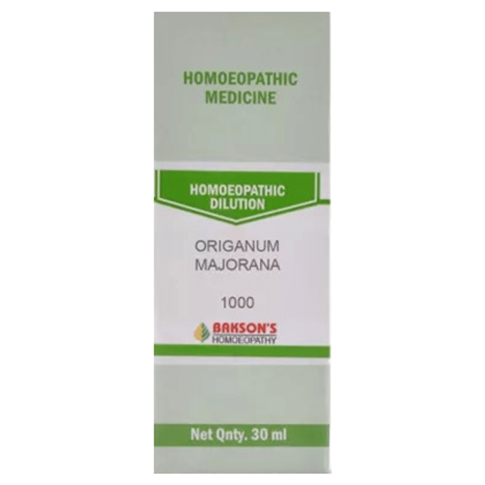 Bakson's Homeopathy Origanum Majorana Dilution 1000 CH Bakson's Homeopathy Origanum Majorana Dilution 1000 CH