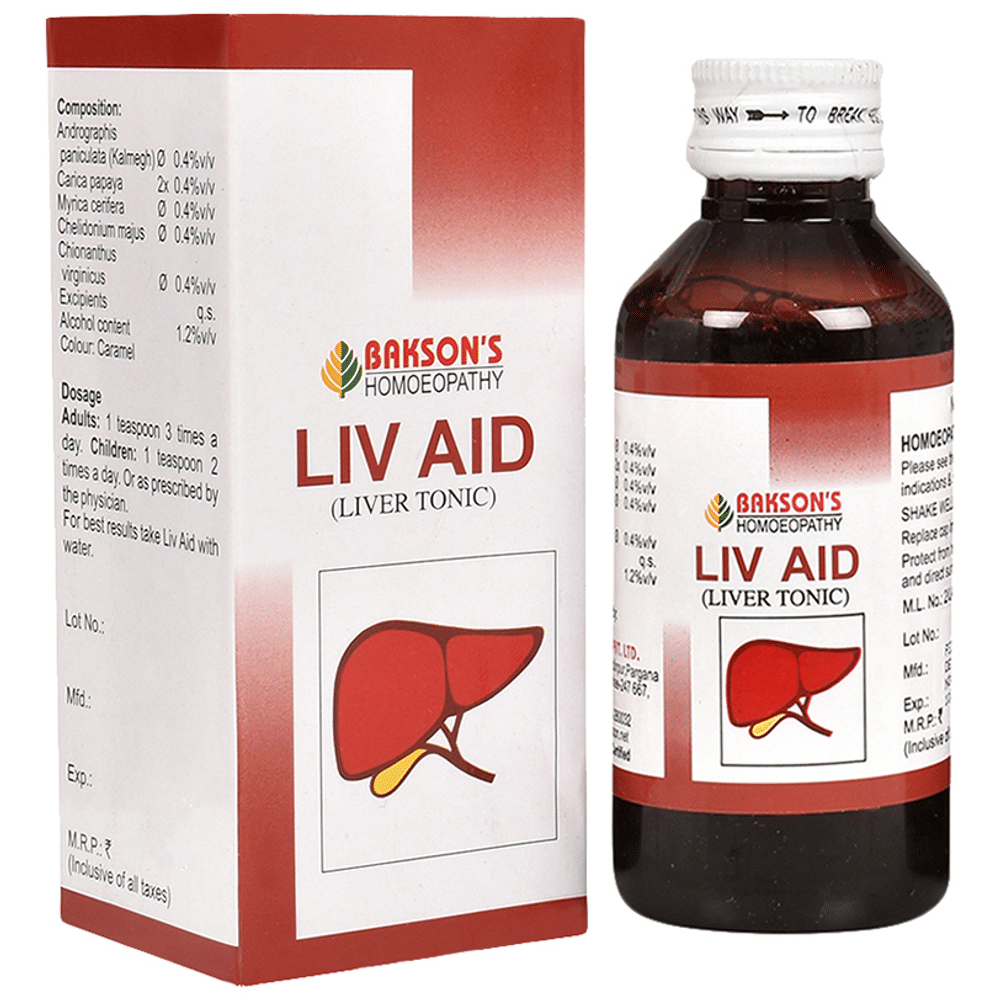 Bakson's Homeopathy Liv Aid Liver Tonic