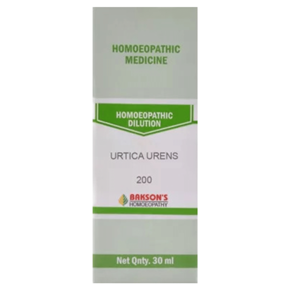 Bakson's Homeopathy Urtica Urens Dilution 200 Bakson's Homeopathy Urtica Urens Dilution 200