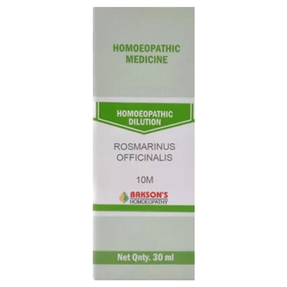 Bakson's Homeopathy Rosmarinus Officinalis Dilution 10M Bakson's Homeopathy Rosmarinus Officinalis Dilution 10M