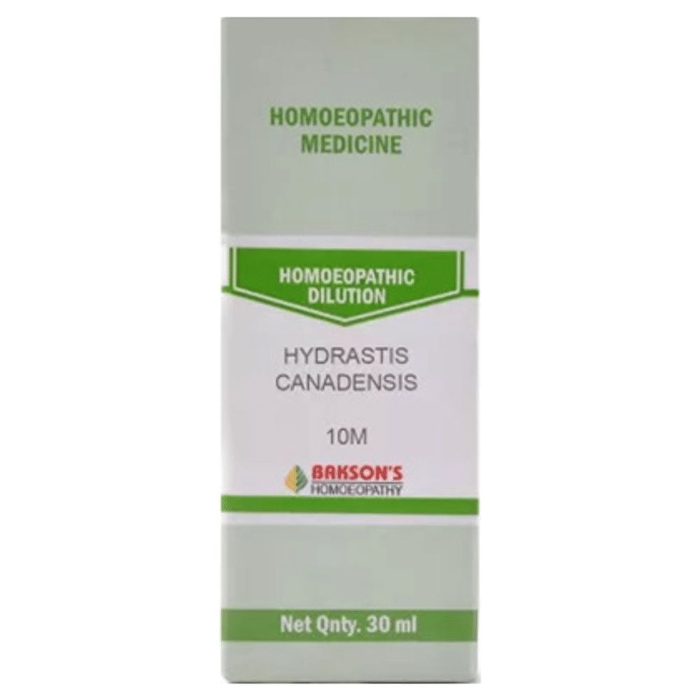 Bakson's Homeopathy Hydrastis Canadensis Dilution 10M