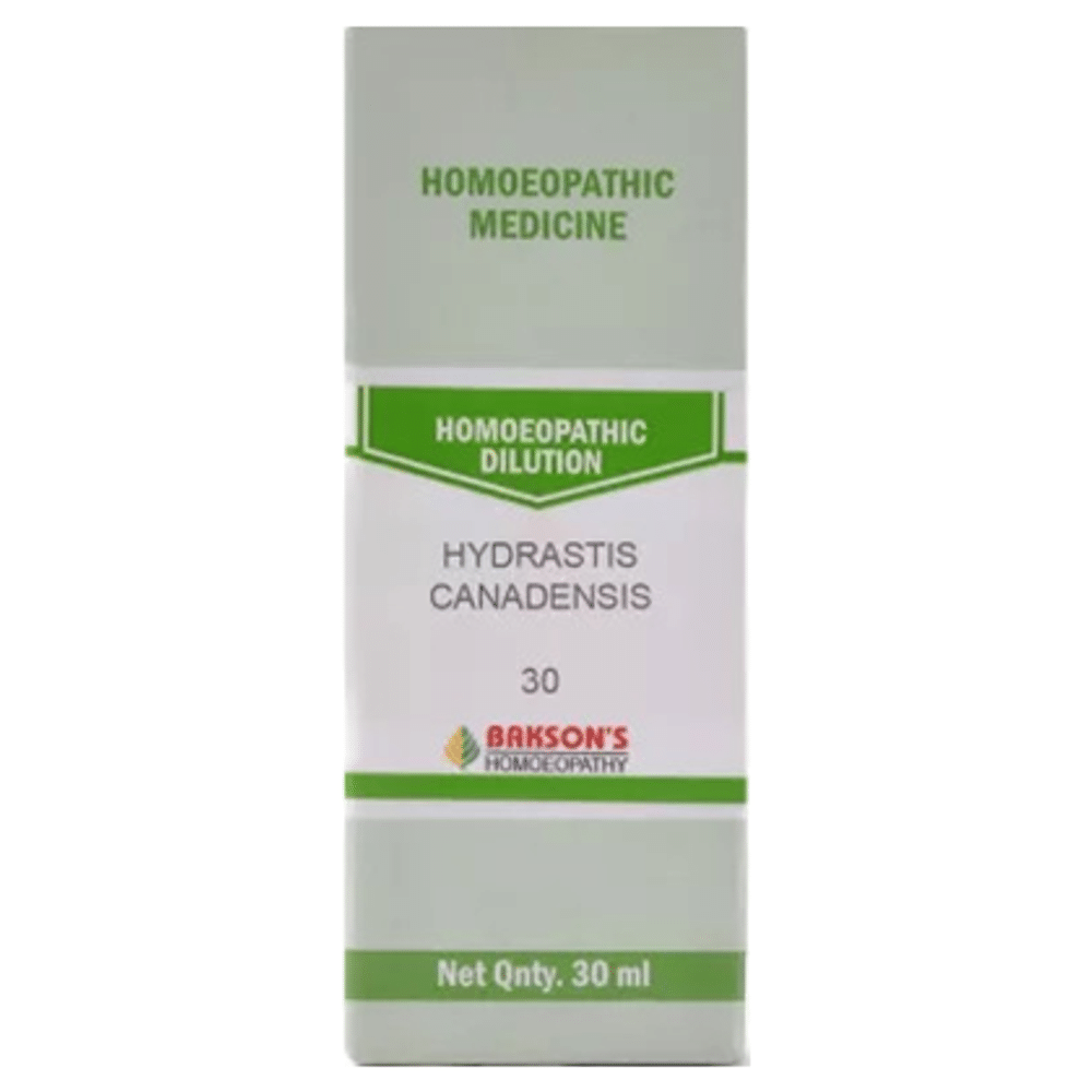 Bakson's Homeopathy Hydrastis Canadensis Dilution 30 Bakson's Homeopathy Hydrastis Canadensis Dilution 30