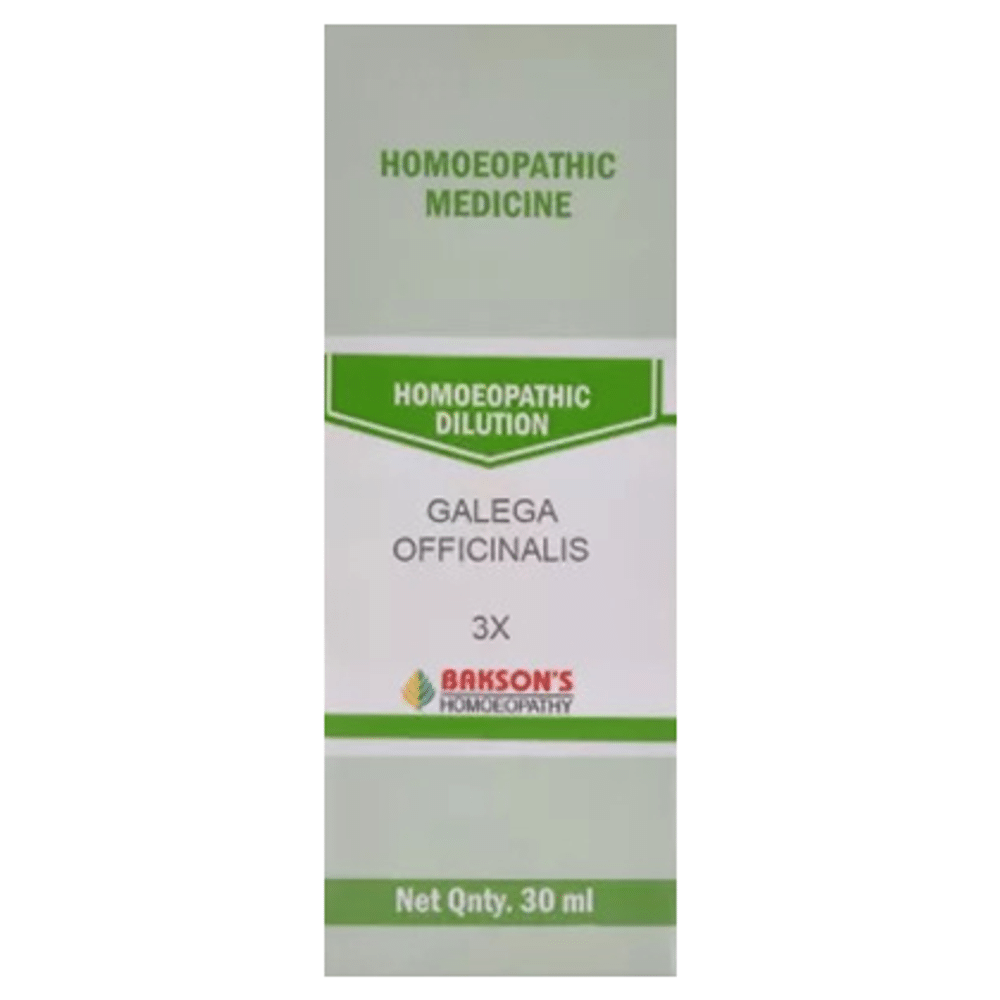 Bakson's Homeopathy Galega Officinalis Dilution 3X