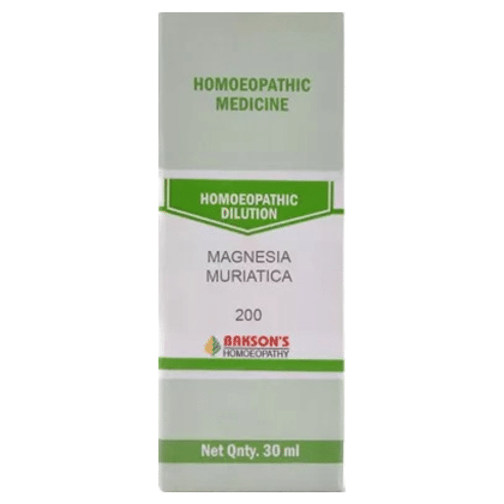 Bakson's Homeopathy Magnesia Muriatica Dilution 200