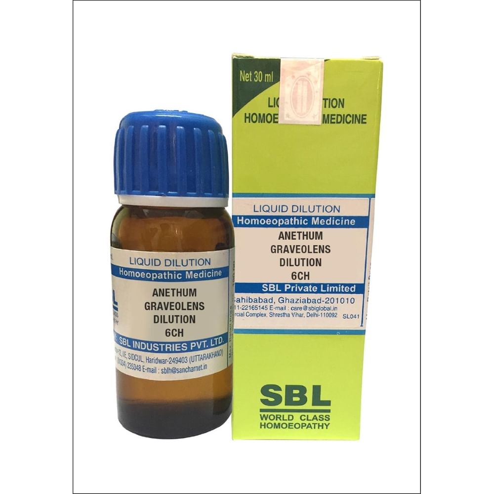 SBL Anethum Graveolens Dilution 6 CH SBL Anethum Graveolens Dilution 6 CH
