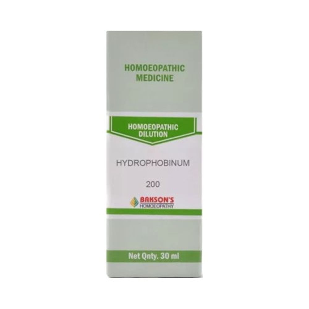 Bakson's Homeopathy Hydrophobinum Dilution 200