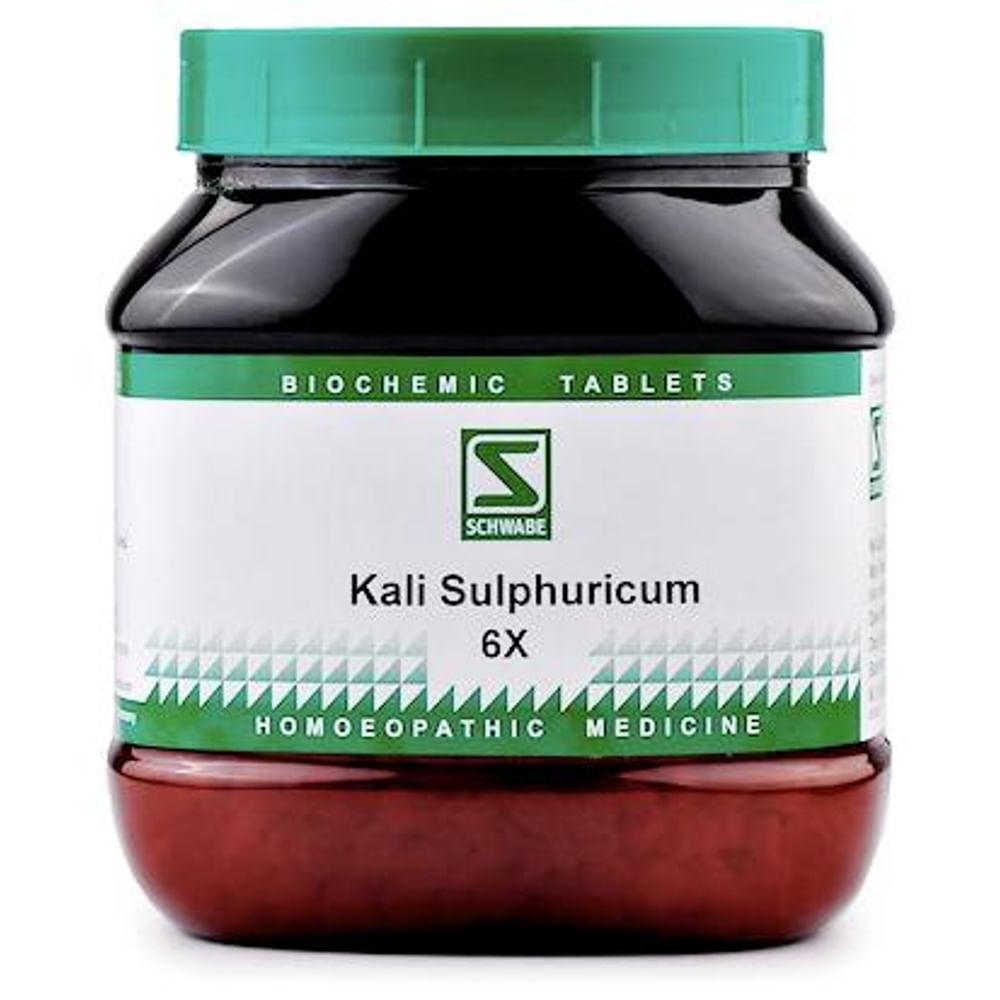 Dr Willmar Schwabe India Kali Sulphuricum Biochemic Tablet 6X Dr Willmar Schwabe India Kali Sulphuricum Biochemic Tablet 6X