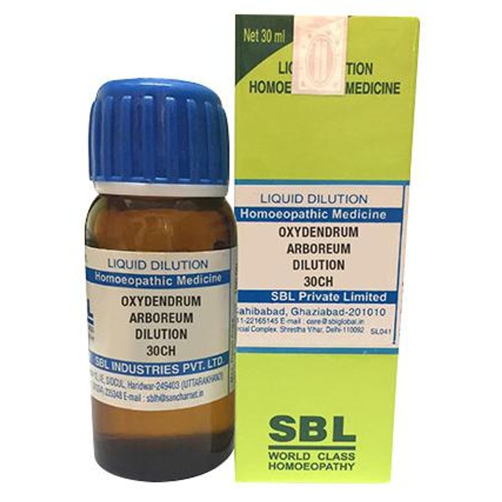SBL Oxydendrum Arboreum Dilution 30 CH SBL Oxydendrum Arboreum Dilution 30 CH