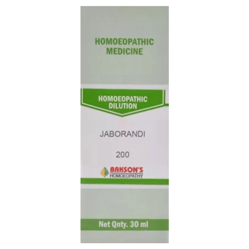 Bakson's Homeopathy Jaborandi Dilution 200