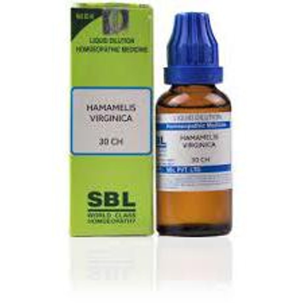 SBL Hamamelis Virginica Dilution 30 CH SBL Hamamelis Virginica Dilution 30 CH