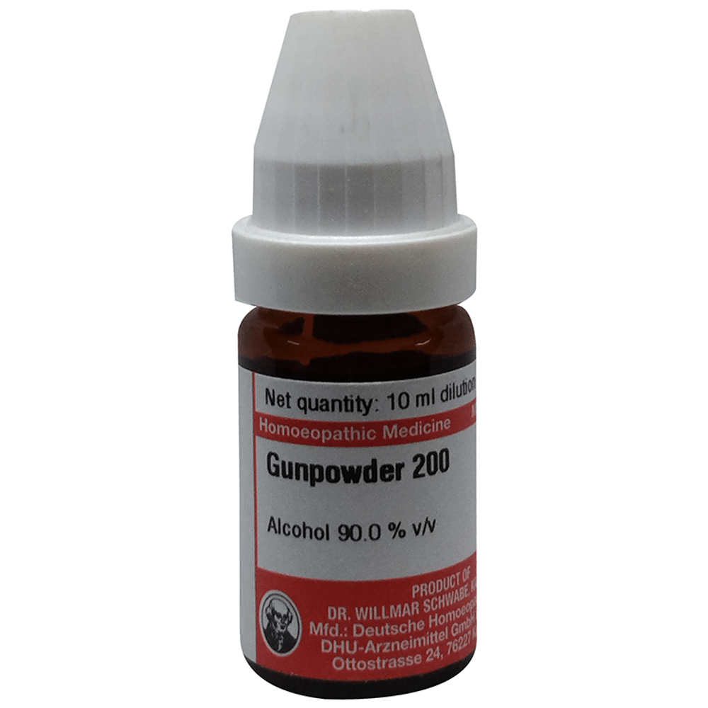 Dr Willmar Schwabe Germany Gunpowder Dilution 200 Dr Willmar Schwabe Germany Gunpowder Dilution 200