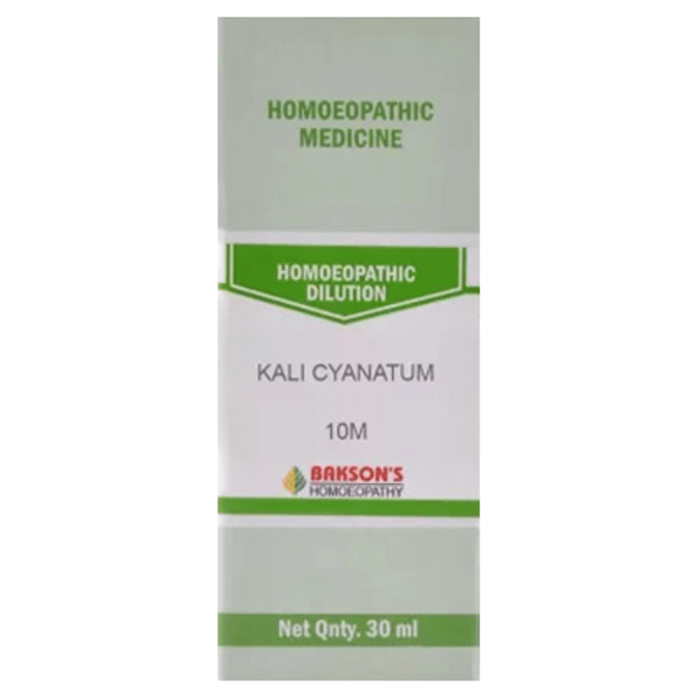 Bakson's Homeopathy Kali Cyanatum Dilution 10M Bakson's Homeopathy Kali Cyanatum Dilution 10M