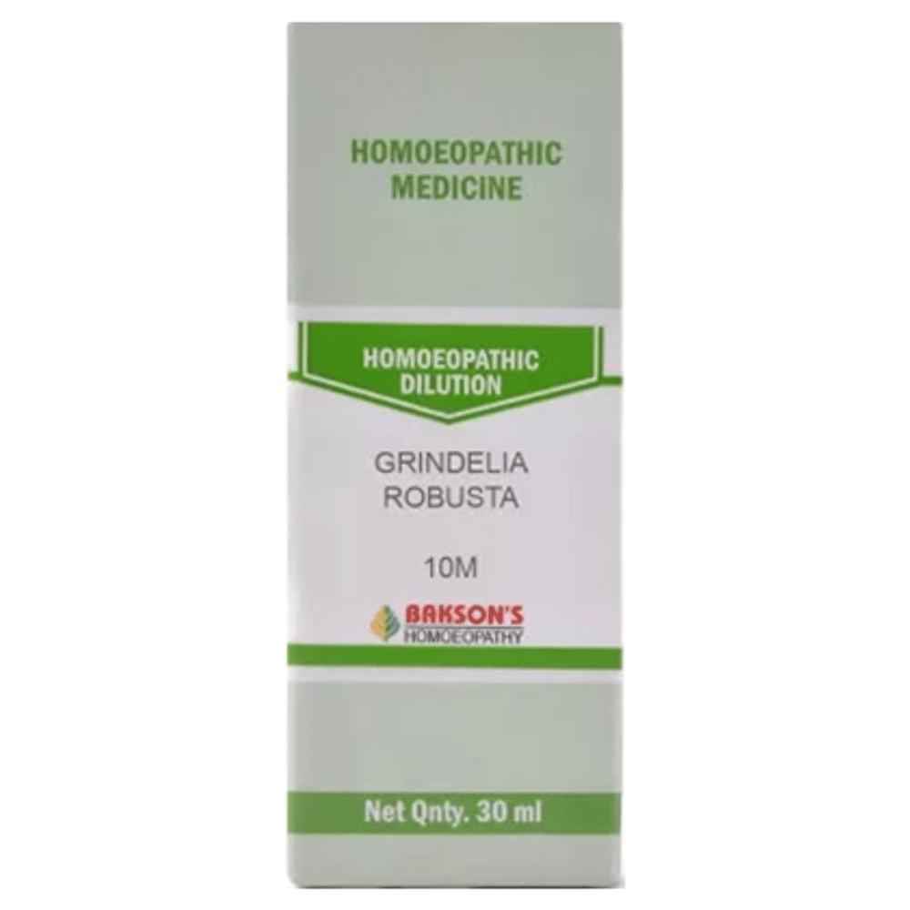 Bakson's Homeopathy Grindelia Robusta Dilution 10M Bakson's Homeopathy Grindelia Robusta Dilution 10M