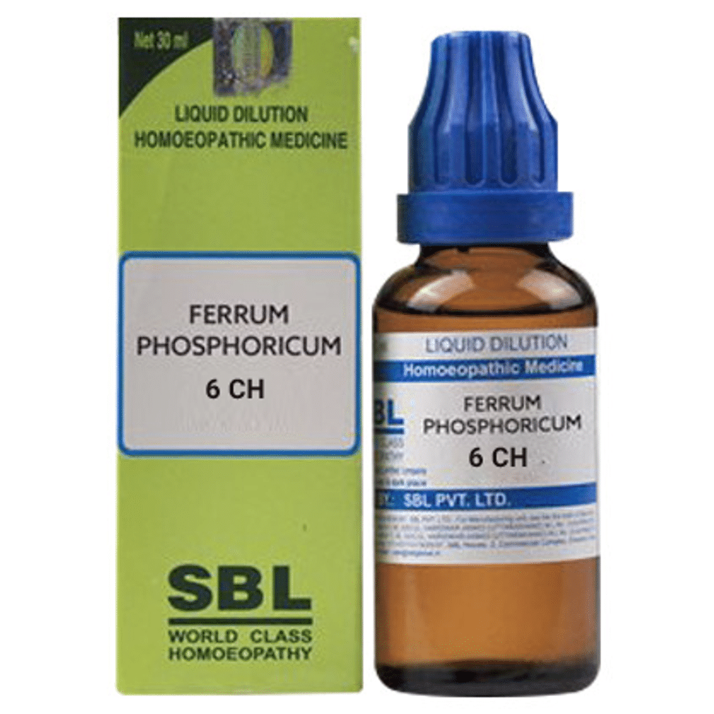 SBL Ferrum Phosphoricum Dilution 6 CH SBL Ferrum Phosphoricum Dilution 6 CH