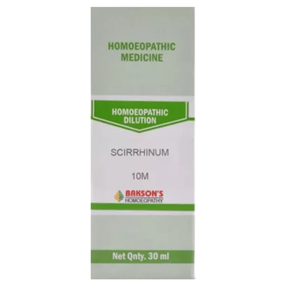 Bakson's Homeopathy Scirrhinum Dilution 10M Bakson's Homeopathy Scirrhinum Dilution 10M