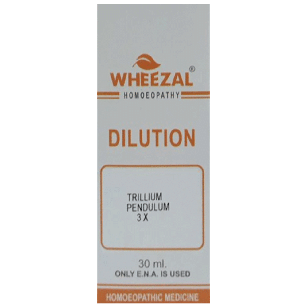 Wheezal Trillium P. Dilution 3X Wheezal Trillium P. Dilution 3X