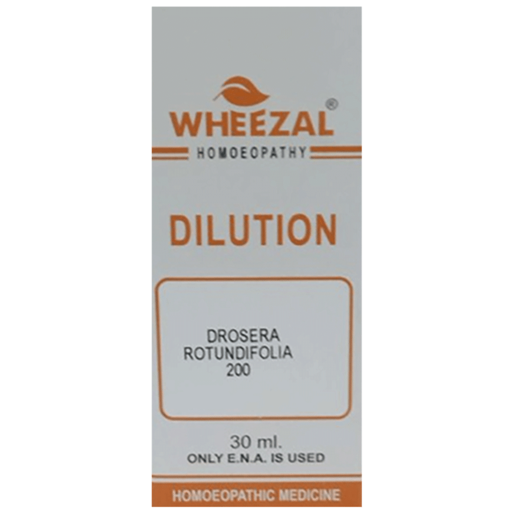 Wheezal Drosera Rotundifolia Dilution 200 Wheezal Drosera Rotundifolia Dilution 200