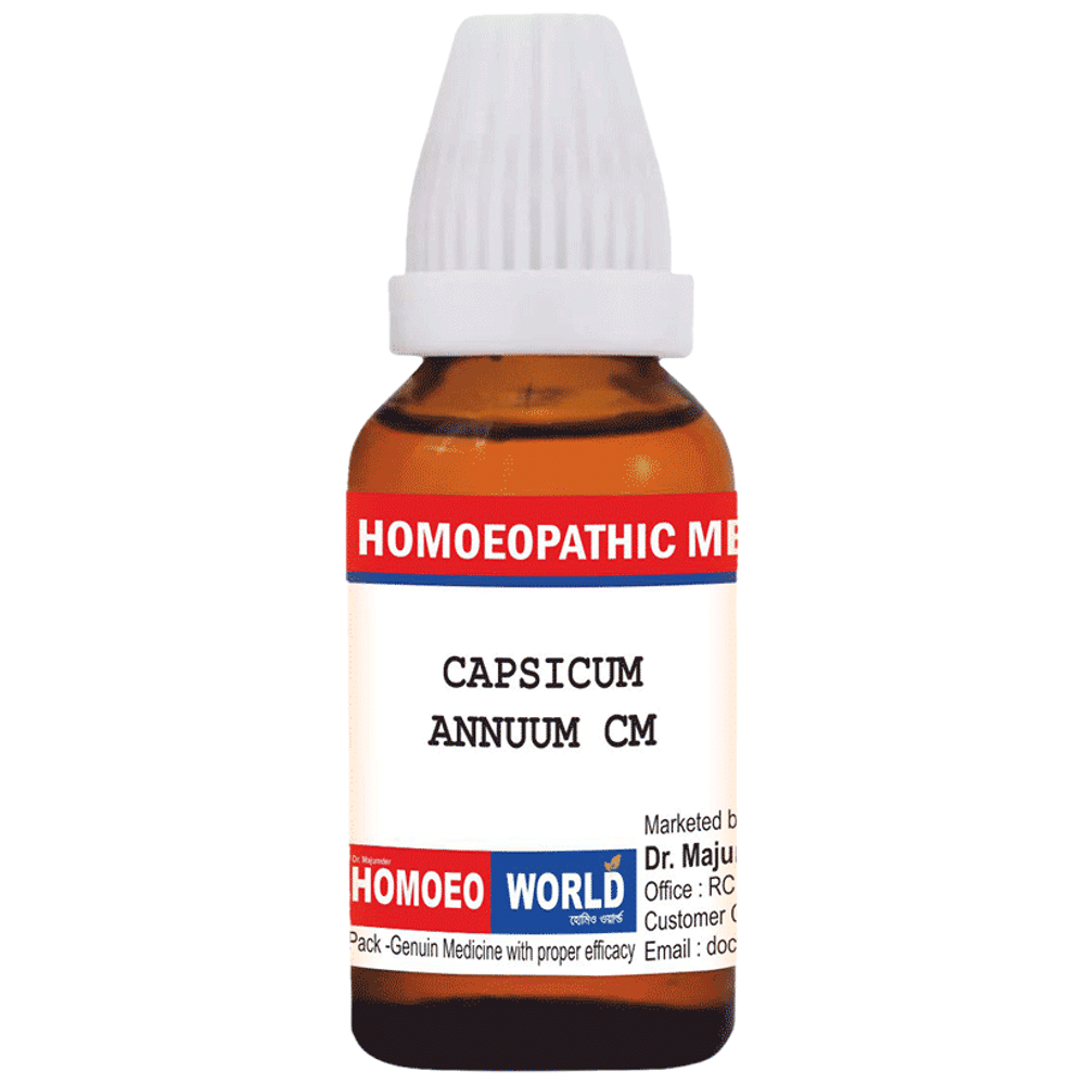 Dr. Majumder Homeo World Capsicum Annum Dilution (30ml Each) CM Dr. Majumder Homeo World Capsicum Annum Dilution (30ml Each) CM