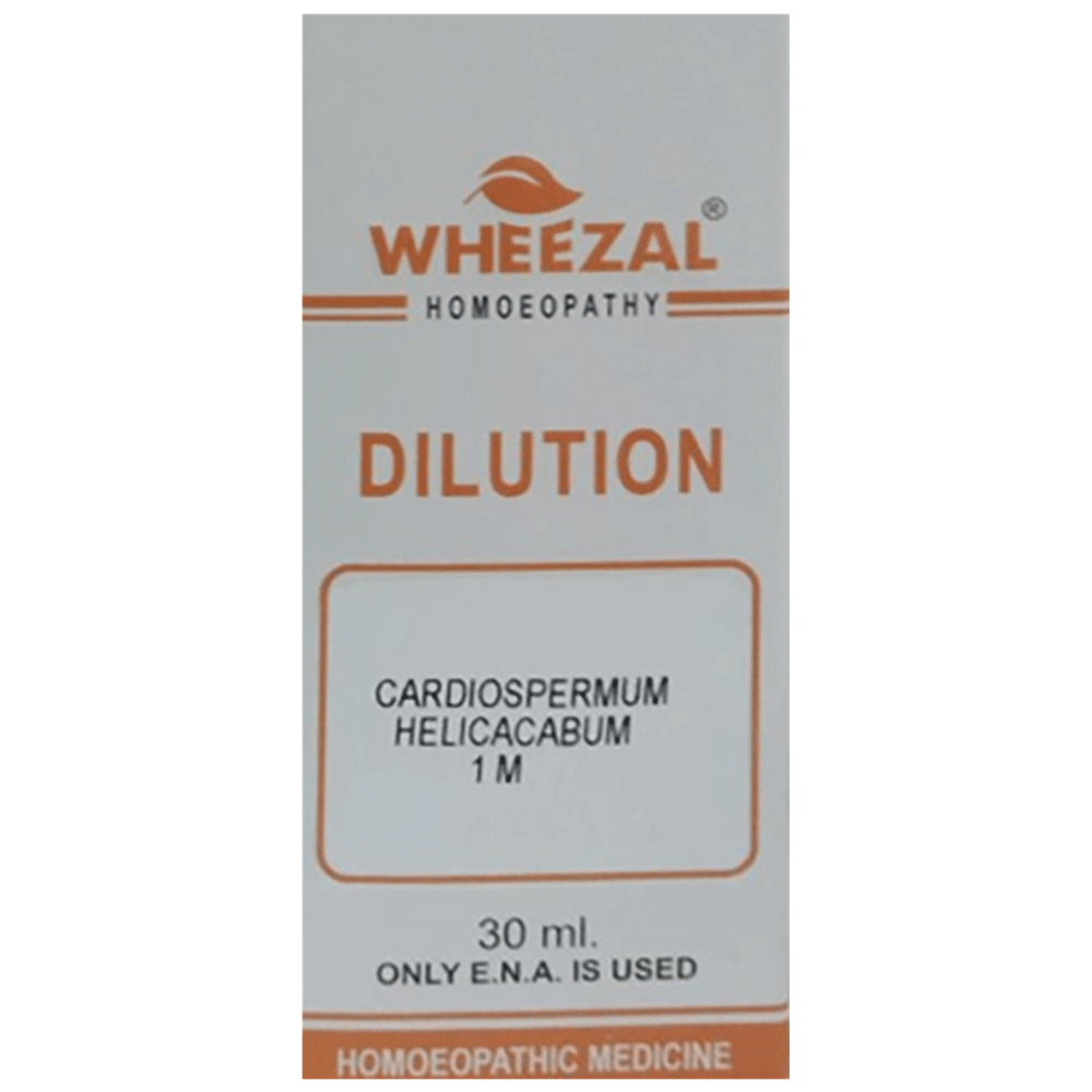 Wheezal Cardiospermum Dilution 1M Wheezal Cardiospermum Dilution 1M