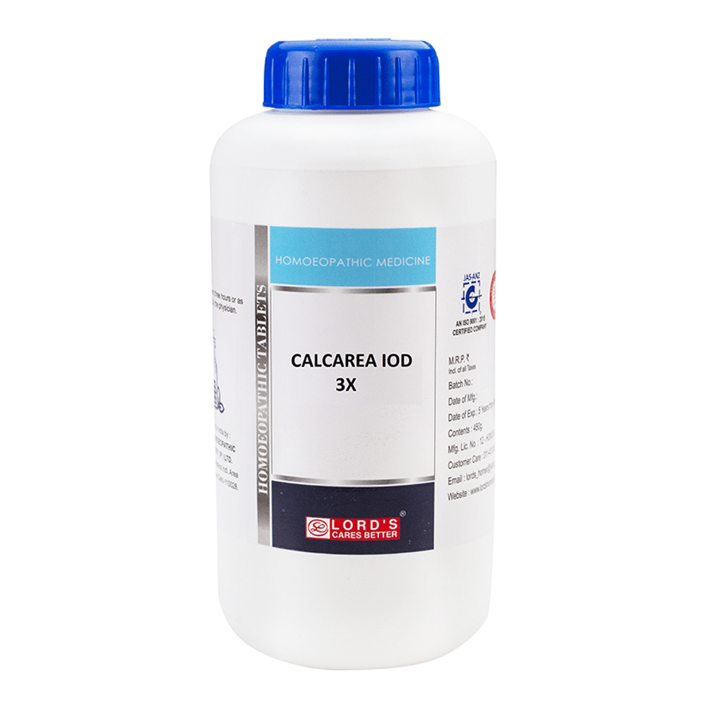 Lord's Calcarea Iod Trituration Tablet 3X Lord's Calcarea Iod Trituration Tablet 3X