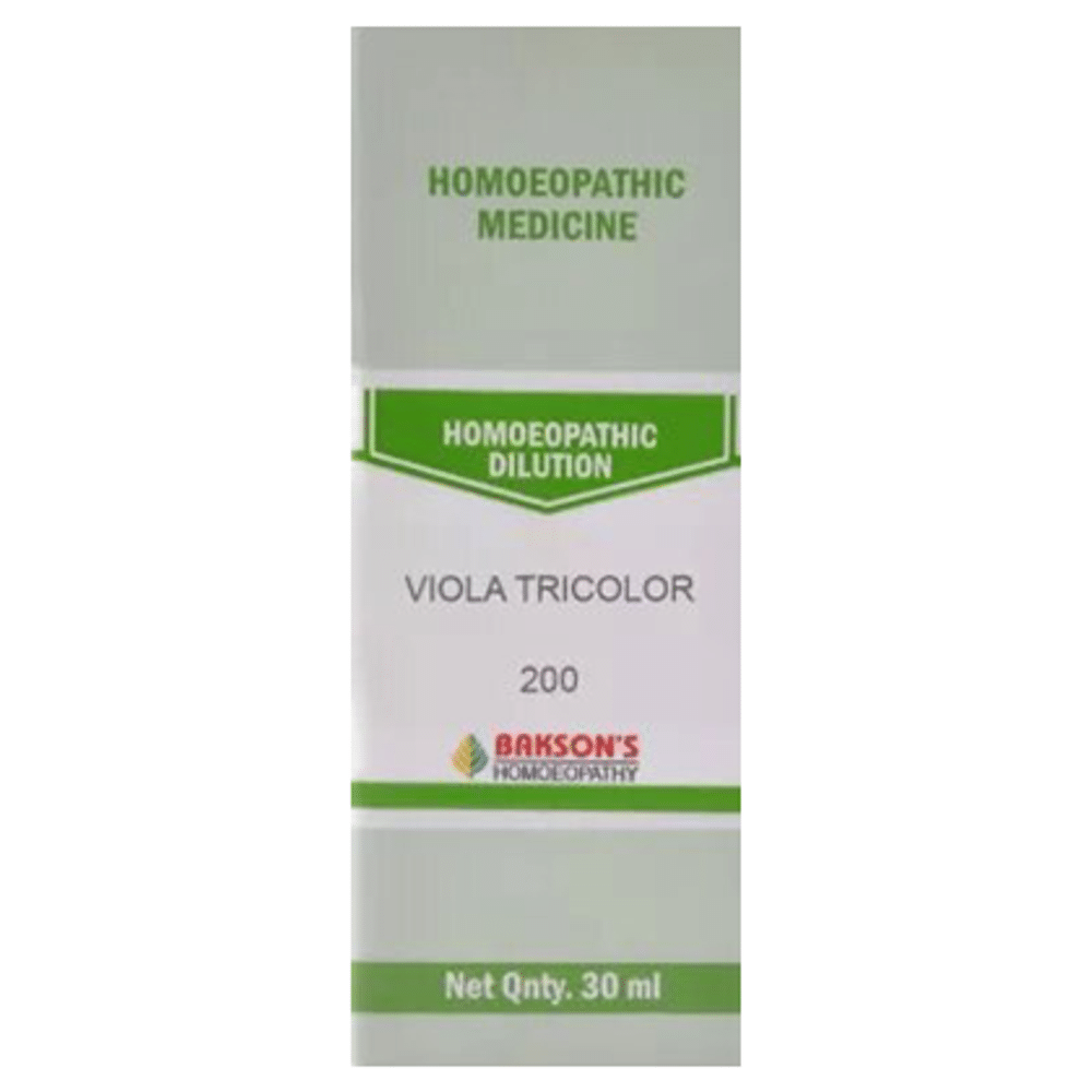 Bakson's Homeopathy Viola Tricolor Dilution 200 Bakson's Homeopathy Viola Tricolor Dilution 200