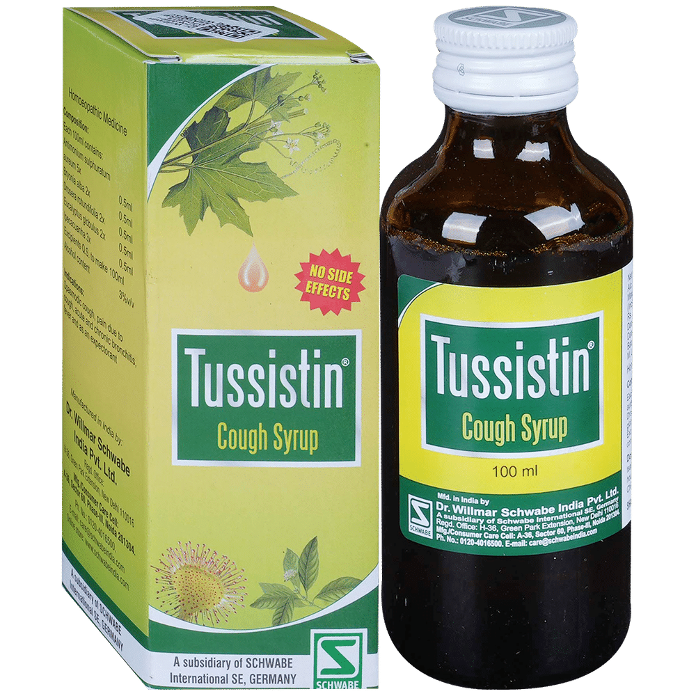 Dr Willmar Schwabe India Tussistin Syrup Dr Willmar Schwabe India Tussistin Syrup