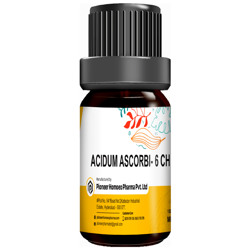 Pioneer Pharma Acidum Ascorbi Globules Pellets Multidose Pills 6 CH Pioneer Pharma Acidum Ascorbi Globules Pellets Multidose Pills 6 CH