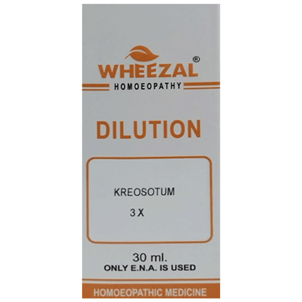 Wheezal Kreosotum Dilution 3X Wheezal Kreosotum Dilution 3X