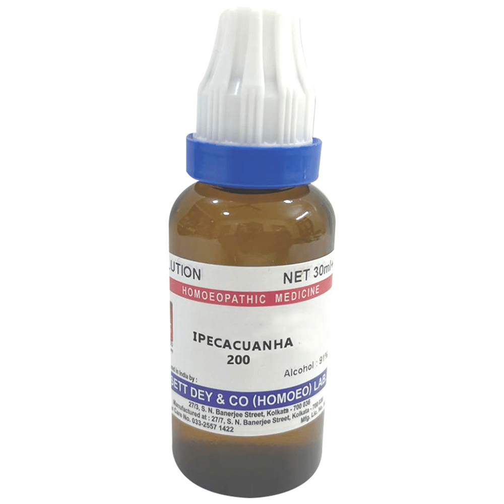 Sett Dey Ipecacuanha Dilution 200 Sett Dey Ipecacuanha Dilution 200