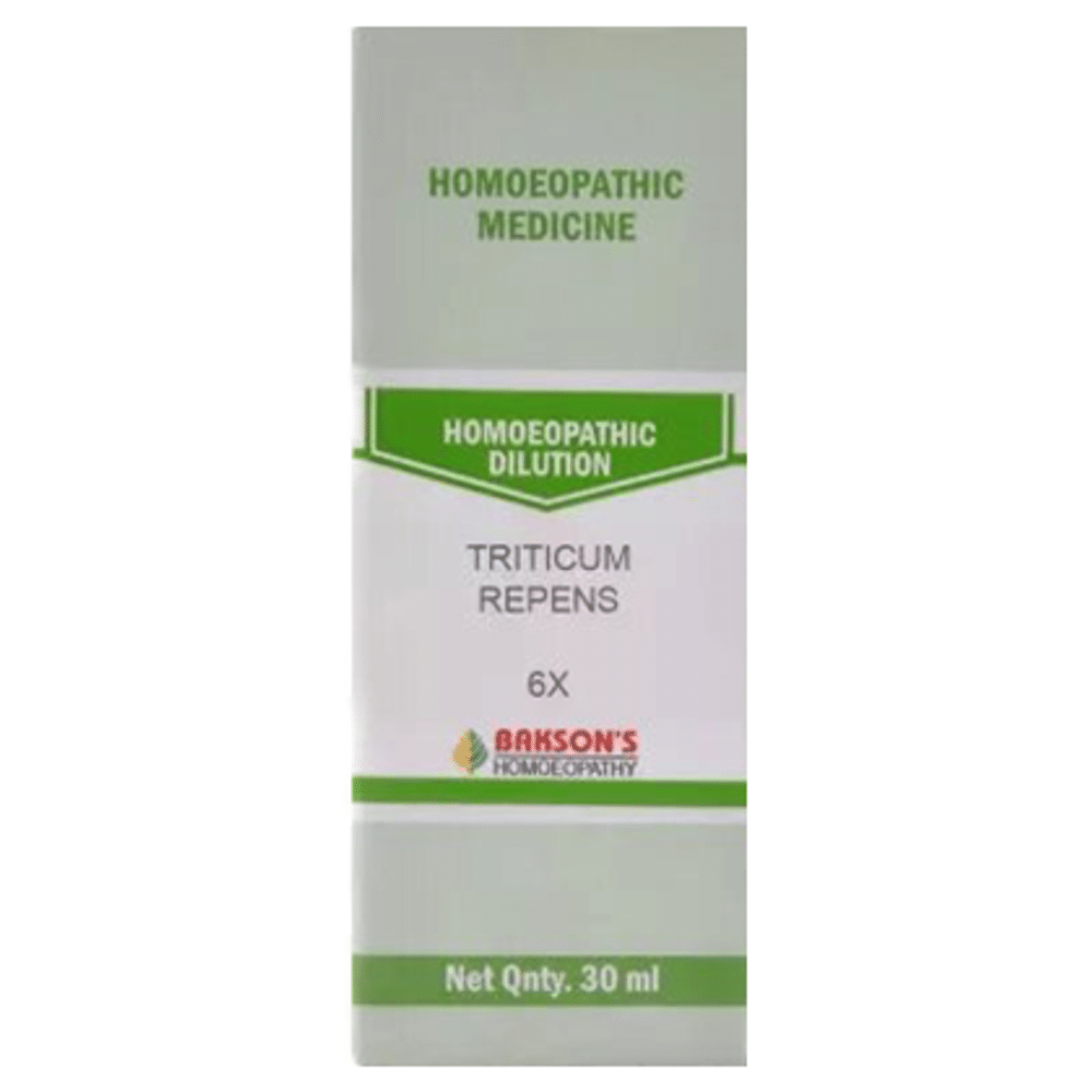 Bakson's Homeopathy Triticum Repens Dilution 6X Bakson's Homeopathy Triticum Repens Dilution 6X