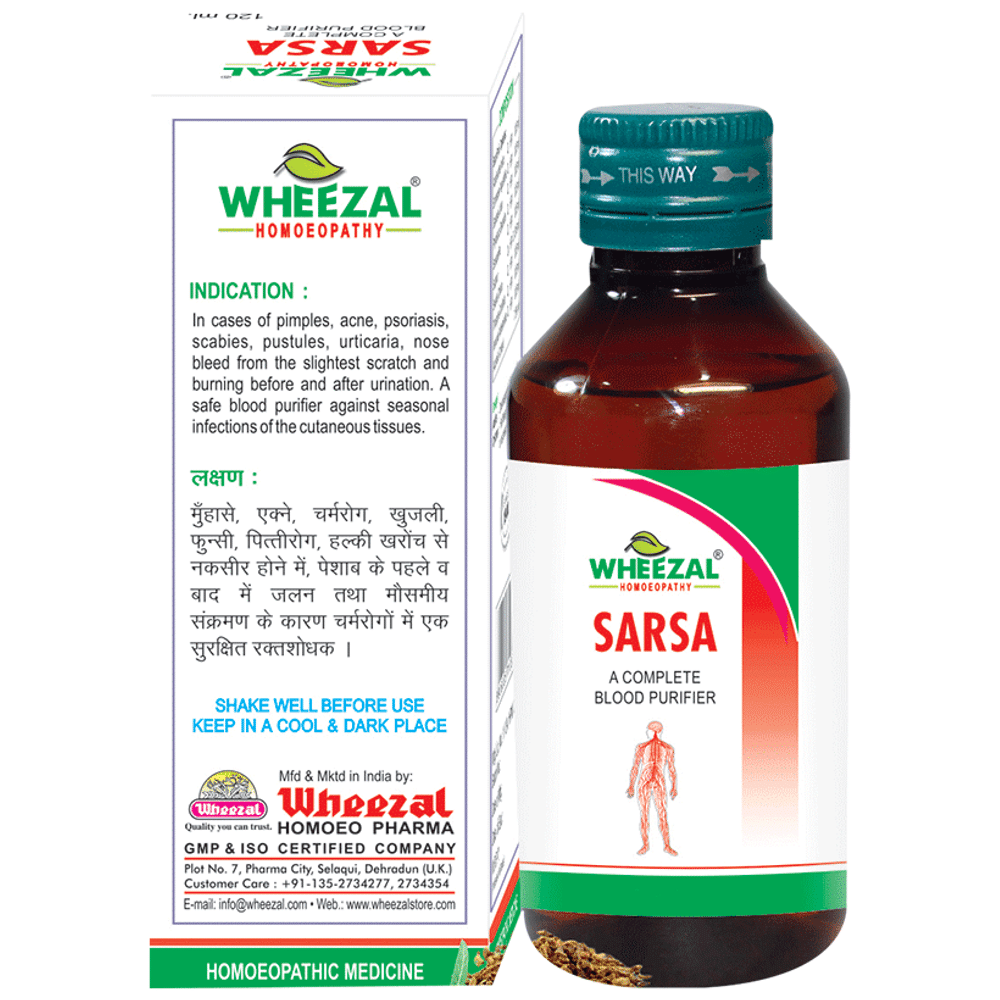 Wheezal Sarsa Syrup Wheezal Sarsa Syrup