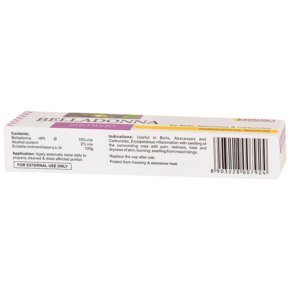 Bakson's Homeopathy Belladonna Ointment Bakson's Homeopathy Belladonna Ointment
